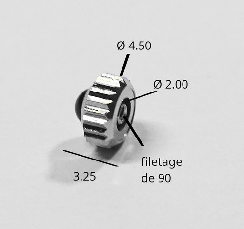 Couronne remontoir montre - couronne,