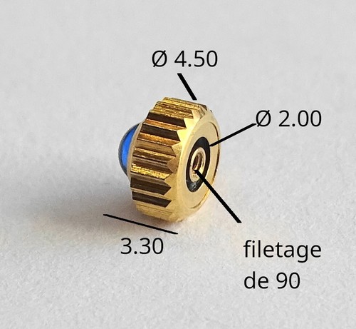 Couronne remontoir montre - couronne,