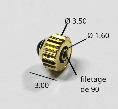 Couronne remontoir montre - couronne,